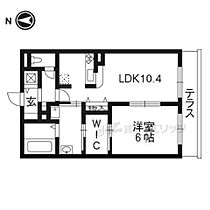 マーレフィールドI 305 ｜ 京都府京都市伏見区竹田北三ツ杭町（賃貸アパート1LDK・3階・45.04㎡） その2