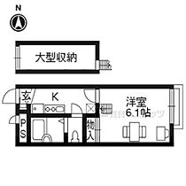 京都府京都市伏見区桃山紅雪町（賃貸アパート1K・2階・19.87㎡） その2