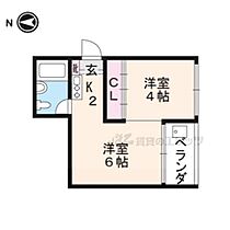 京都府京都市山科区音羽野田町（賃貸マンション2K・4階・24.13㎡） その1