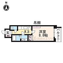 メゾン・ノーブル 5-B ｜ 京都府京都市伏見区深草西浦町８丁目（賃貸マンション1K・5階・27.90㎡） その1