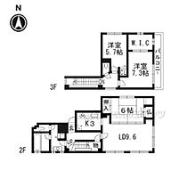 コーポアドヴァンス 201 ｜ 京都府京都市伏見区深草秡川町（賃貸マンション3LDK・2階・88.00㎡） その2