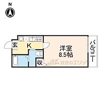 京都府京都市下京区上長福寺町（賃貸マンション1K・3階・24.63㎡） その1