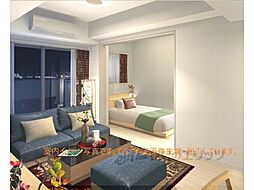 ソルテラス京都JUJO薫 7階1LDKのリビング/ダイニング