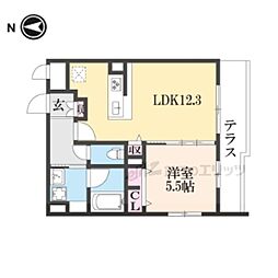 間取図画像 1LDK