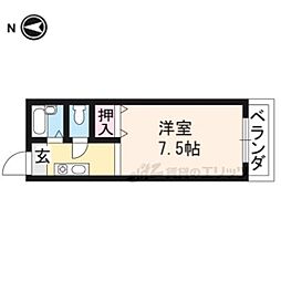 リバージュYMH 1Kの間取図画像