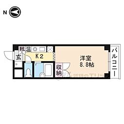 アイビーコート・錦 ワンルームの間取図画像