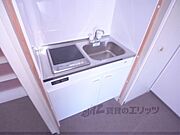 1口コンロ付きのキッチンです