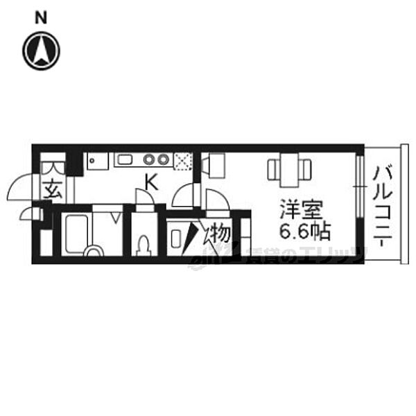 レオパレスメゾン吉祥院 107｜京都府京都市南区吉祥院這登西町(賃貸アパート1K・1階・19.87㎡)の写真 その2