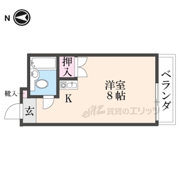 レスポワール山科 105｜京都府京都市山科区大宅辻脇町(賃貸マンション1K・1階・23.20㎡)の写真 その2