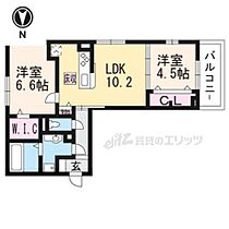 京都府京都市伏見区醍醐辰己町（賃貸アパート2LDK・3階・53.76㎡） その2