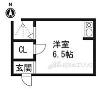 京都府京都市下京区南京極町（賃貸アパート1R・2階・13.36㎡） その2