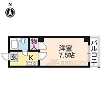 セゾン東寺 406 ｜ 京都府京都市南区八条内田町（賃貸マンション1K・4階・18.63㎡） その2