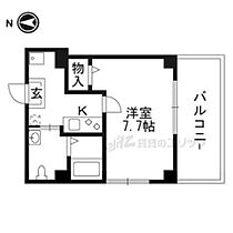 京都府京都市南区東九条河辺町（賃貸マンション1K・2階・24.36㎡） その2