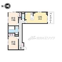 京都府京都市南区吉祥院石原京道町（賃貸アパート2LDK・3階・57.94㎡） その2