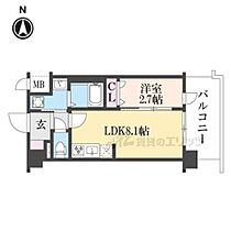 京都府京都市南区上鳥羽勧進橋町（賃貸マンション1LDK・4階・28.47㎡） その2