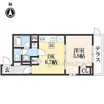 リ：ルーム伏見 101 ｜ 京都府京都市伏見区向島下之町（賃貸アパート1DK・1階・30.99㎡） その2