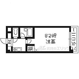 メゾン・チェリー 4階1Kの間取り