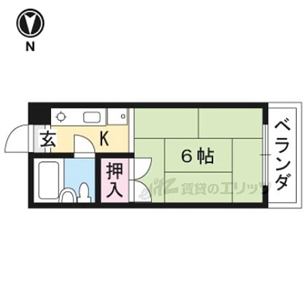 アストロプラザI 107｜京都府京都市上京区上立売通新町西入西大路町(賃貸マンション1K・1階・17.83㎡)の写真 その2