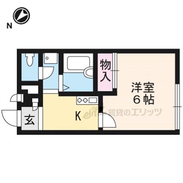 レオパレス清水 202｜京都府京都市左京区高野清水町(賃貸アパート1K・2階・19.87㎡)の写真 その2