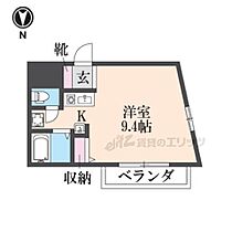 京都府京都市左京区田中飛鳥井町（賃貸マンション1R・2階・22.00㎡） その2