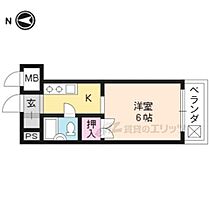 京都府京都市左京区田中上古川町（賃貸マンション1K・地下1階・17.60㎡） その2