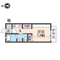 京都府京都市上京区西洞院通丸太町上る夷川町（賃貸アパート1R・1階・21.00㎡） その2