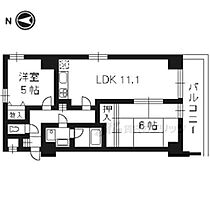 プリムローズ 203 ｜ 京都府京都市北区小山元町（賃貸マンション2LDK・2階・50.88㎡） その2