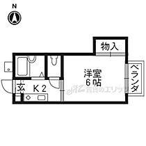 京都府京都市左京区吉田下阿達町（賃貸アパート1K・2階・15.00㎡） その2