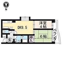 京都府京都市中京区柳水町（賃貸マンション2LDK・4階・44.88㎡） その1