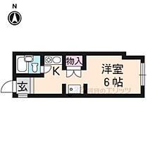 京都府京都市左京区北白川東平井町（賃貸マンション1K・1階・19.65㎡） その2