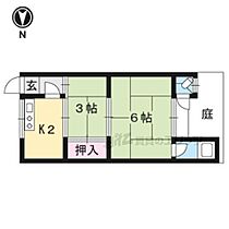 京都府京都市右京区太秦北路町（賃貸アパート2K・2階・21.06㎡） その2