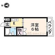 ピエスあさのＢ棟 411 ｜ 京都府京都市右京区常盤村ノ内町（賃貸マンション1K・4階・19.00㎡） その2