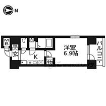 京都府京都市下京区西七条南東野町（賃貸マンション1K・4階・22.60㎡） その2