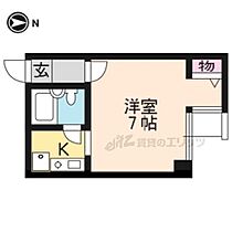 京都府京都市中京区聚楽廻西町（賃貸マンション1R・2階・16.00㎡） その2