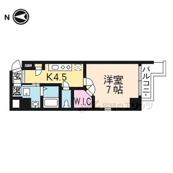 ＧＬＡＮＺ七条通 202｜京都府京都市下京区西七条南東野町(賃貸マンション1DK・2階・26.71㎡)の写真 その2