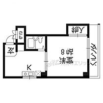 ドミトリー小川 3-C ｜ 京都府京都市右京区梅津北浦町（賃貸マンション1K・4階・20.30㎡） その2