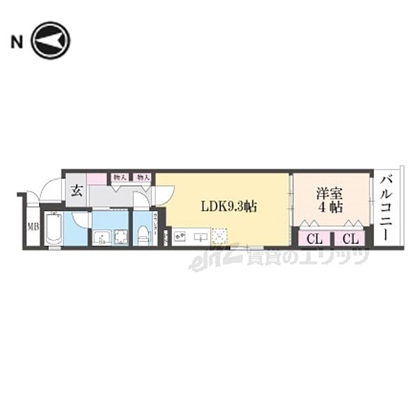 ベラジオ雅び北野白梅町 ｜京都府京都市上京区一条通御前通東入西町(賃貸マンション1LDK・3階・35.90㎡)の写真 その2