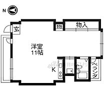 ＫＳレジデンス京都千本今出川 601 ｜ 京都府京都市上京区今出川通千本西入南上善寺町（賃貸マンション1R・6階・24.00㎡） その2