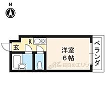 京都府京都市北区等持院西町（賃貸マンション1R・2階・16.00㎡） その2