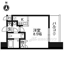 京都府京都市上京区泰童片原町（賃貸マンション1K・11階・25.47㎡） その2