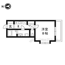 メゾン・アベイル 2-B ｜ 京都府京都市下京区西玉水町（賃貸マンション1K・2階・25.92㎡） その2