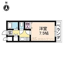 京都府京都市北区北野上白梅町（賃貸マンション1K・3階・22.50㎡） その1