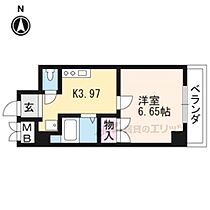 ボンネール葵 501 ｜ 京都府京都市中京区御幸町通御池上る亀屋町（賃貸マンション1K・5階・32.56㎡） その1