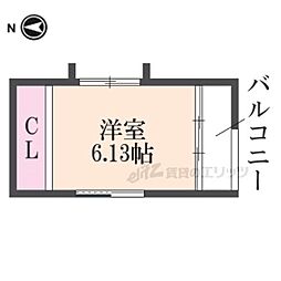 六重奏 ワンルームの間取図画像