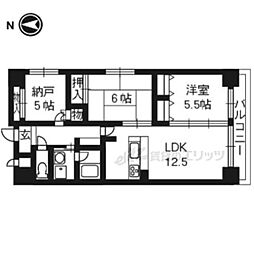 リバティスクエア2 3LDKの間取図画像