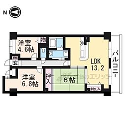 グランビュー嵐山 3LDKの間取図画像