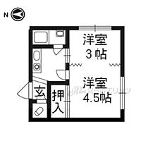 木村第2ビル 202 ｜ 京都府京都市上京区猪熊通下立売上る荒神町（賃貸マンション2K・2階・23.00㎡） その2