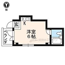 京都府京都市左京区田中東高原町（賃貸マンション1R・4階・16.00㎡） その2