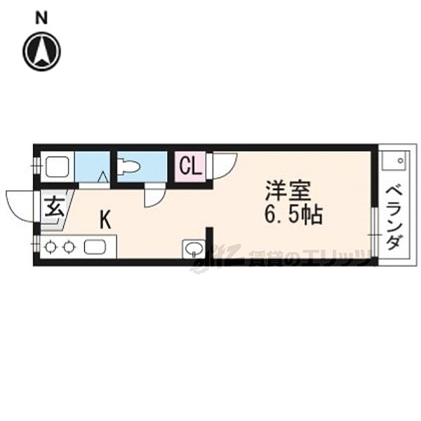 北山　Ｈｉｌｌｓ　Ｃ 108｜京都府京都市北区上賀茂菖蒲園町(賃貸アパート1K・1階・20.93㎡)の写真 その2