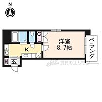 京都府京都市下京区高辻通烏丸西入骨屋町（賃貸マンション1K・3階・27.30㎡） その2